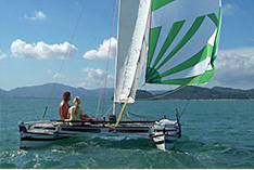 catamaran charter for camping in Phuket