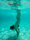 Swimming-down