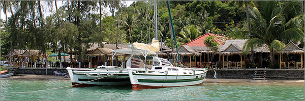 Ao Yon, the departure point for a yacht charter with Siam Sailing