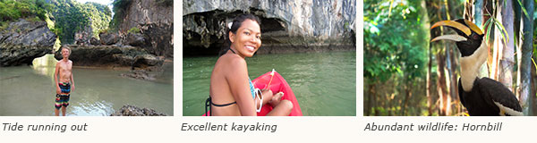 Koh hong west phang nga bay phuket for sailing kayaking