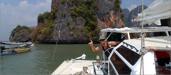 yacht charter Phuket with destination James Bond Island