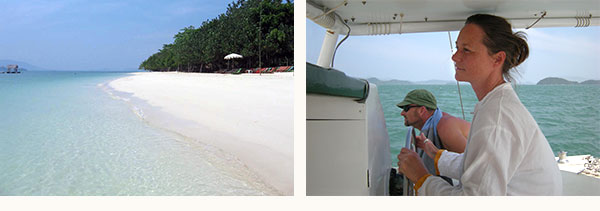 deserted beaches during your boat charter in Phuket